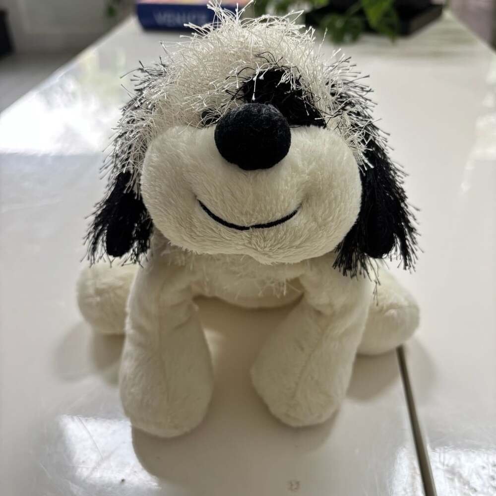 Ganz Webkinz 10” Cheeky Dog Plush HM192 Black and White